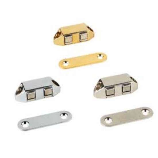 Afbeeldingen van Hettich Magneetsnapper LM 5103, 40, hoogglans verchroomd