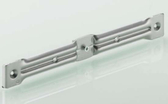 Afbeeldingen van Hettich Stabilisator voor kaderfront  400 mm (Dispensa 90°), zilver