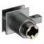 Afbeeldingen van Hettich SlideLine 97 Cilinderdrukslot voor uitwisselbare binnencilinders voor SlideLine 97