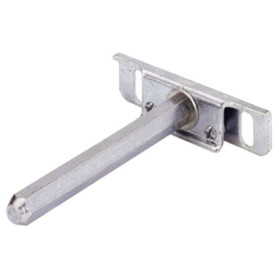Afbeeldingen van Hettich schapdragers Titan 1 met zijdelingse verstelling, ø 12 mm, staal verzinkt