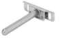 Afbeeldingen van Hettich schapdragers Titan 1 met zijdelingse verstelling, ø 12 mm, staal verzinkt