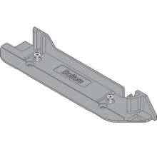 Afbeeldingen van Blum Opname onder voor - draagprofiel voor SERVO-DRIVE - R7037 donkergrijs Z10D01E1.01TPR-A