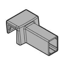 Afbeeldingen van Blum Dwarsrelinghouder Legrabox pure - polarzilver ZC7U10E0