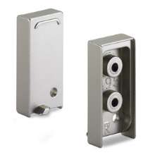 Afbeeldingen van Hettich Eindkap Capris, L 10 mm, B 21 mm, H 46 mm, roestvrij staal finish geborsteld