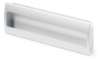 Afbeeldingen van Hettich greep om in te laten Misnia, boorafstand 160, L 180 mm, B 54 mm, H 18,5 mm, Aluminiumkleurig