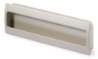 Afbeeldingen van Hettich greep om in te laten Misnia, boorafstand 160, L 180 mm, B 54 mm, H 18,5 mm, Vernikkeld mat finish