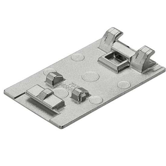 Afbeeldingen van Blum Kleefplaat bij CRISTALLO - scharnier 71B4500C of 71T4500C voor spiegeldeur - zandstr./mat nik. 70T4568C