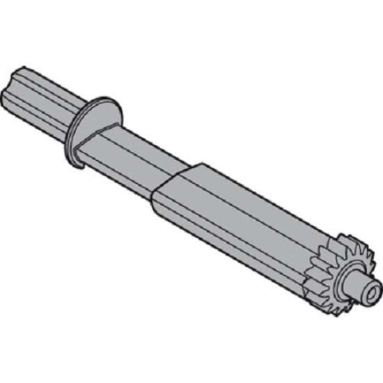 Afbeeldingen van Blum syncro-adapterstuk tandrad TIP-ON - TANDEM voor corpusbreedte > 1200mm - Ral 7035 lichtgrijs T55.000RF
