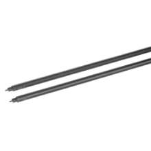 Afbeeldingen van Blum Verlenglinialen 1700 - millimeter-verdeling van 850 tot 2550, R + L - zwart geeloxeerd MZL.2090