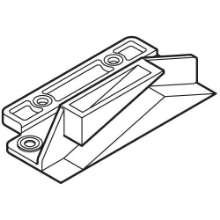 Afbeeldingen van Blum Kurvenstuk voor Metabox - R9001 crèmewit 2955300
