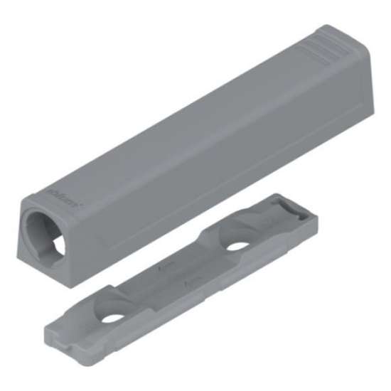 Afbeeldingen van Blum adapter Tip-On - recht lang 20/32  - grijs 956A1201