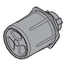 Afbeeldingen van Blum veerdemper Servo-Drive - verstelbaar 10mm voor binnenladen Tandem - Ral 7037 donkergrijs 9932000