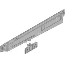 Afbeeldingen van Blum BLUMOTION en meenemer - voor STANDARD 320x Hoogte N, M , K en H - lichtgrijs/cremewit Z70.1320