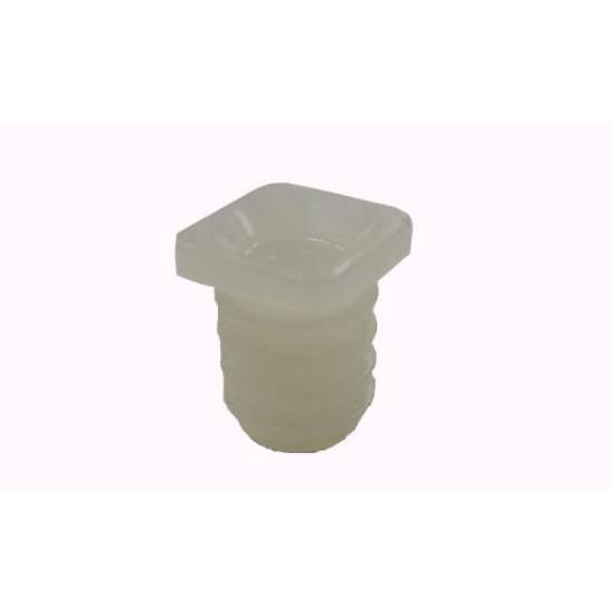 Afbeeldingen van Blum mof - Ø8,6x12mm voor staaltop 71T9X80, 70M2X80, 75T1X80 - natuur kunststof 700582