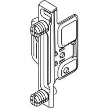 Afbeeldingen van Blum staalbox front links - Expando clipversie - vernikkeld ZSF.130E