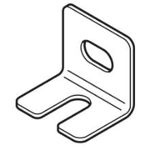 Afbeeldingen van Blum L-Winkelhaak voor brede laden - 14x12x0.8mm - breedte 15 mm 2970500