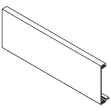 Afbeeldingen van Blum Frontstuk antaro - 1036,3mm om in te korten - inox look geanodiseerd Z31L1036A