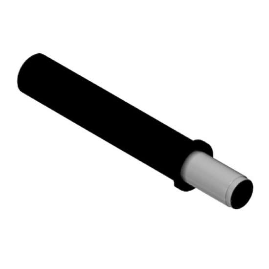 Afbeeldingen van Blum lamellendemper - voor deuren inboorversie - donkergrijs Ral 7037 kunststof 9701002