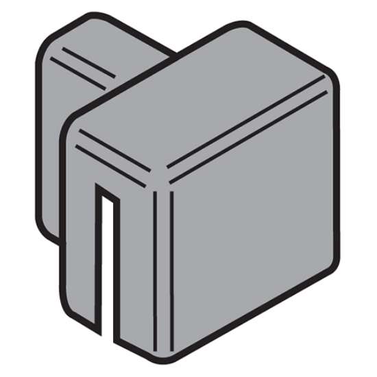 Afbeeldingen van Blum Dwarsrelinghouder - donkergrijs Ral 7037 ZRM.0004