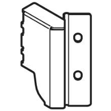 Afbeeldingen van Blum Rugwandhouder - Links onder 45° voor hoekkast voor Tandembox - grijs metallic Z30M000S.45ECKR