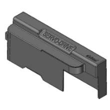 Afbeeldingen van Blum Beschermkap SERVO-DRIVE aandrijfeenheid - bij gebruik van enkele draaghoek - donkergrijs Z10D0316
