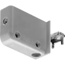 Afbeeldingen van Blum Kastophanger - links om te schroeven - R9001 crèmewit 48N0510.03S.AUF