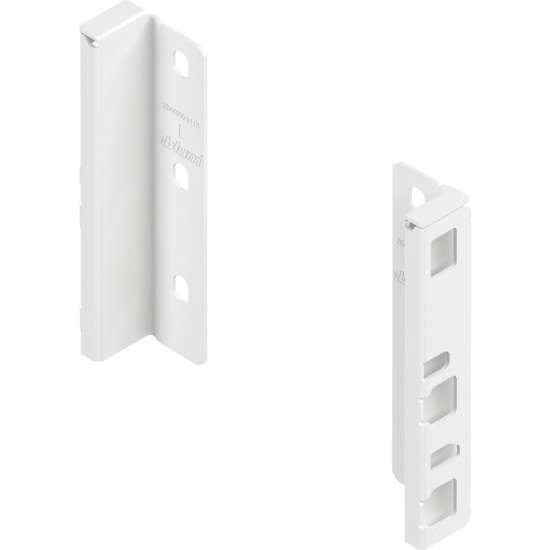 Afbeeldingen van Blum rugwandverbinder Merivobox - hoogte K links+rechts - zijdewit ZB4K000S