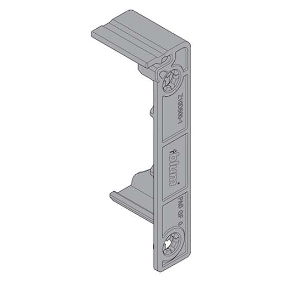 Afbeeldingen van Blum Opname rechts voor - horizontaal draagprofiel - voor SERVO-DRIVE Z10D5011