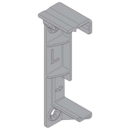 Afbeeldingen van Blum Opname links voor - horizontaal draagprofiel - voor SERVO-DRIVE Z10D5011