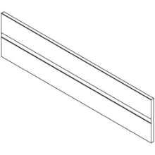 Afbeeldingen van Blum Dwarsverdeling - lengte 152 mm zonder bevestigingen - carbonzwart Z40L152A
