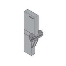 Afbeeldingen van Blum dwarsverdelingshouder Tandembox - voor Antaro tussenwand - lichtgrijs Z40L0002