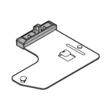 Afbeeldingen van Blum meenemer Tip-on Blumotion - voor LBX/MOVENTO rechts - Ral 7037 donkergrijs T60L7009