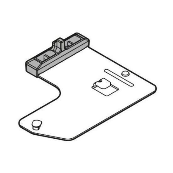 Afbeeldingen van Blum meenemer Tip-on Blumotion - voor LBX/MOVENTO rechts - Ral 7037 donkergrijs T60L7009