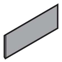 Afbeeldingen van Blum Afdekkap 4 Clips - symmetrisch **Blum** - lichtgrijs ZAA.532C.BTABD