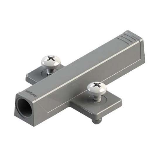 Afbeeldingen van Blum adapterplaat Tip-on - EXPANDO Kruisplaat maat A37/32 - Ral 7036 platinagrijs 956A15E1