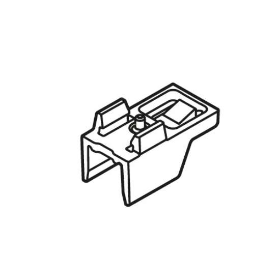 Afbeeldingen van Blum Opname VOORAAN BOVEN - voor inschuifelement TBX antaro - transparant Z36.00804