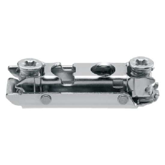 Afbeeldingen van Blum montageplaat Clip - dikte 0mm - voorgemonteerde systeemschroef 6 mm vernikkeld 175H4100