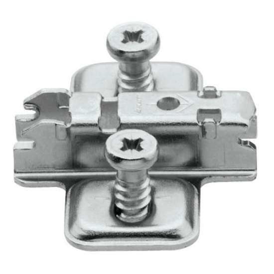 Afbeeldingen van Blum Clip montageplaat - D.3 euro systeemschroeven - vernikkeld 173L8130