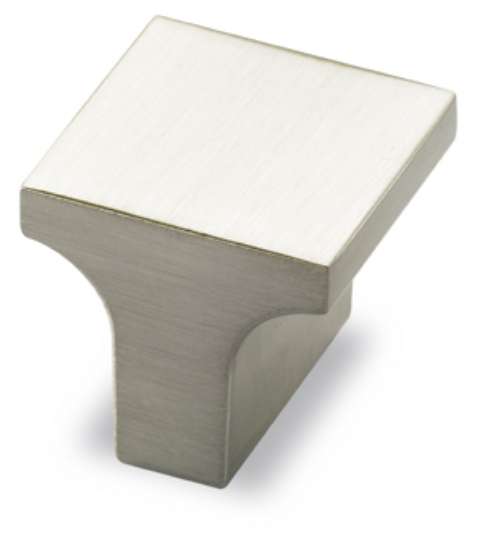 Afbeeldingen van Hettich Knop Emo, L 25 mm, B 25 mm, H 23 mm, roestvrij staal finish geborsteld