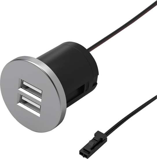 Afbeeldingen van Halemeier USB contactdoos M1 12v