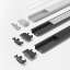 Afbeeldingen van Halemeier Profiel ChannelLine C - 3000mm - Aluminium/Opaal