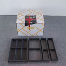 Afbeeldingen van Blum basispakket Orgalux - 1x bestekindeling D60 1x werkbestekindeling D60 - carbonzwart OL.BP6001CS
