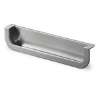 Afbeeldingen van Hettich greep om in te laten Athena, boorafstand 160, L 170 mm, B 19 mm, H 36 mm, roestvrij staal finish geborsteld