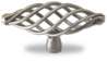 Afbeeldingen van Hettich Knop Valentia, L 79 mm, H 41 mm, tinkleurig