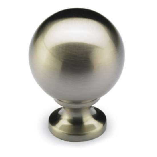 Afbeeldingen van Hettich Knop Bona, H 41 mm, ø 30 mm, roestvrij staal finish geborsteld