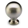 Afbeeldingen van Hettich Knop Bona, H 41 mm, ø 30 mm, roestvrij staal finish geborsteld