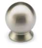 Afbeeldingen van Hettich Knop Serbinum, H 28 mm, ø 25 mm, roestvrij staal geborsteld