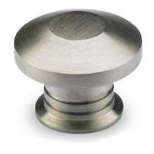Afbeeldingen van Hettich Knop Spalatum, H 23 mm, ø 30 mm, roestvrij staal geborsteld