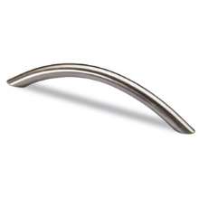 Afbeeldingen van Hettich Greep Nicia, boorafstand 128, L 148 mm, H 30 mm, ø 10 mm, roestvrij staal finish geborsteld