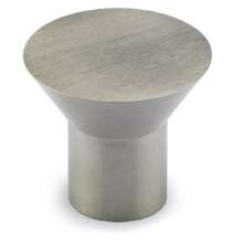 Afbeeldingen van Hettich Knop Danum, H 18 mm, ø 20 mm, roestvrij staal geborsteld